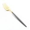 クチポール ゴア GOA グレー／ゴールド テーブルフォーク 21.5cm マット仕上げ