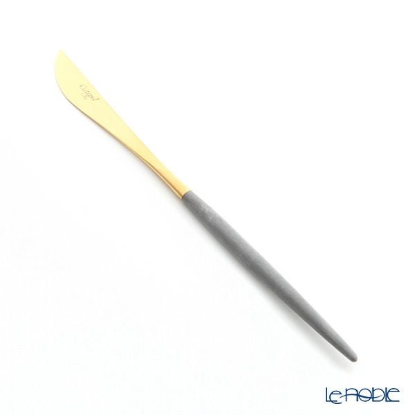 クチポール ゴア GOA グレー／ゴールド デザートナイフ 20cm マット仕上げ