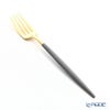 クチポール ゴア GOA グレー／ゴールド デザートフォーク 18.5cm マット仕上げ