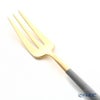 クチポール ゴア GOA グレー／ゴールド ペストリーフォーク 17cm マット仕上げ