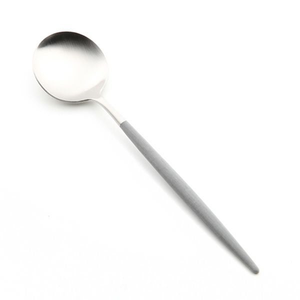 クチポール ゴア GOA グレー／シルバー テーブルスプーン 21cm マット仕上げ