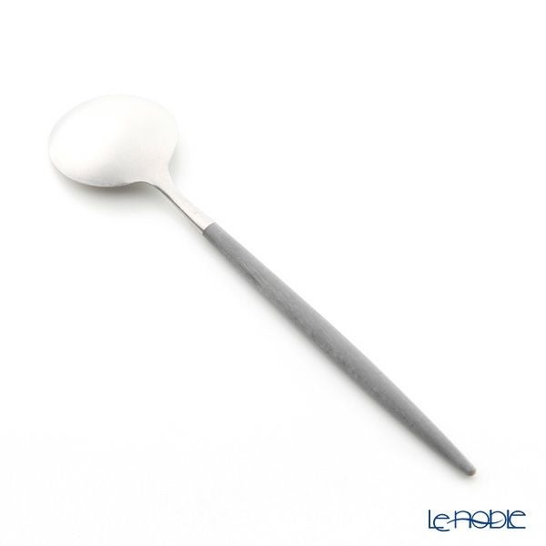 クチポール ゴア GOA グレー／シルバー デザートスプーン 18cm マット仕上げ