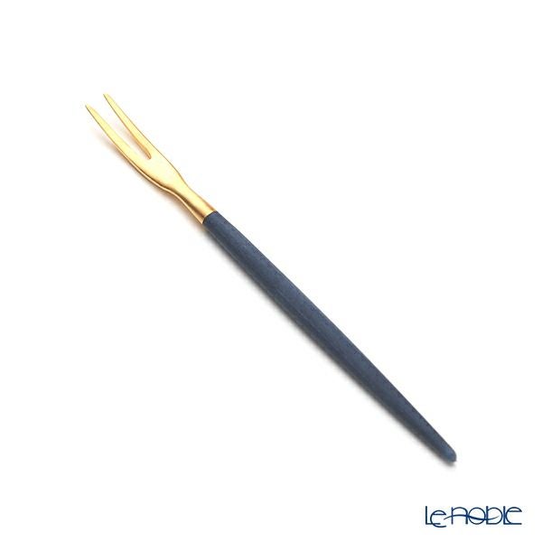 クチポール ゴア GOA ブルー／ゴールド フルーツフォーク 11.5cm マット仕上げ