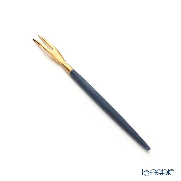 クチポール ゴア GOA ブルー／ゴールド フルーツフォーク 11.5cm マット仕上げ