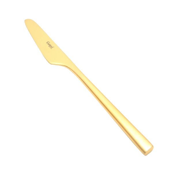 クチポール ロンド RONDO マットゴールド デザートナイフ 18cm マット仕上げ