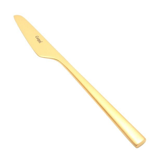 クチポール ロンド RONDO マットゴールド テーブルナイフ 21.5cm マット仕上げ