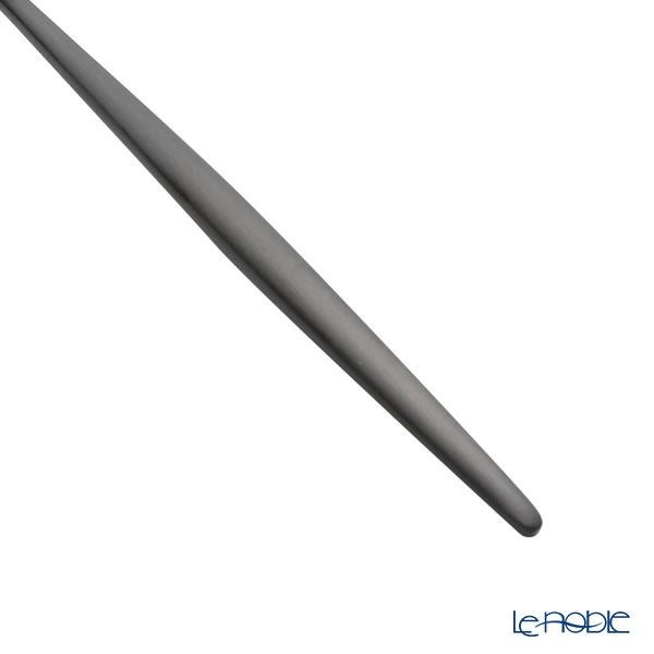 クチポール ムーン MOON マットブラック デザートスプーン 17cm マット仕上げ