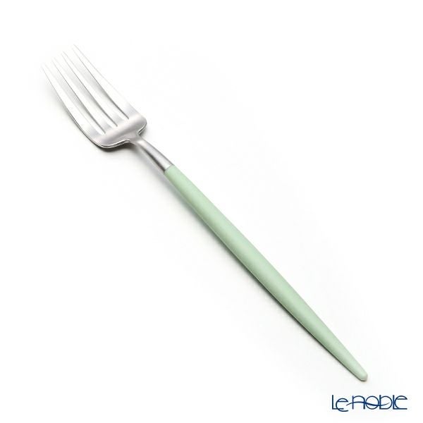 クチポール ゴア GOA セラドン／シルバー デザートフォーク 18.5cm マット仕上げ