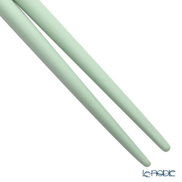クチポール ゴア GOA セラドン／シルバー 箸+箸置セット 22cm マット仕上げ