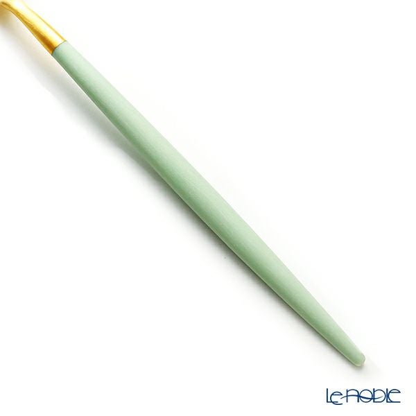 クチポール ゴア GOA セラドン／ゴールド デザートフォーク 18.5cm マット仕上げ