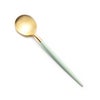 クチポール ゴア GOA セラドン／ゴールド コーヒー／ティースプーン 13cm マット仕上げ