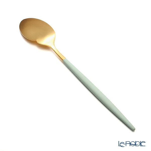 クチポール ゴア GOA セラドン／ゴールド グルメスプーン 22cm マット仕上げ