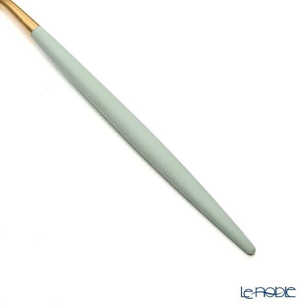 クチポール ゴア GOA セラドン／ゴールド グルメスプーン 22cm マット仕上げ