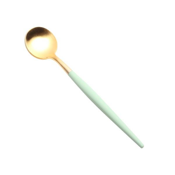 クチポール ゴア GOA セラドン／ゴールド モカ／エスプレッソスプーン 10.5cm マット仕上げ