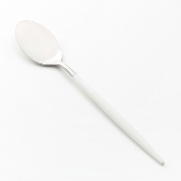 クチポール ゴア GOA ホワイト／シルバー グルメスプーン22cm マット仕上げ