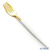 クチポール ミオ MIO ホワイト／ゴールド テーブルフォーク 21.5cm マット仕上げ