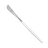 クチポール ミオ MIO ホワイト／シルバー デザートナイフ 20cm マット仕上げ