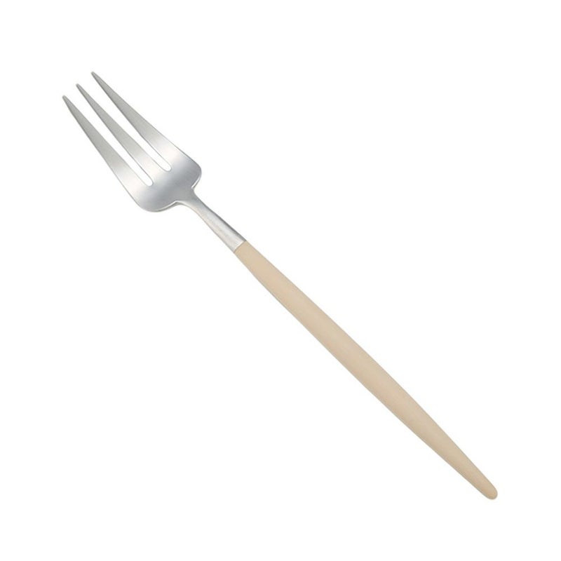 クチポール ゴア GOA アイボリー／シルバー ペストリーフォーク 17cm マット仕上げ