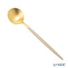 クチポール ゴア GOA アイボリー／ゴールド デザートスプーン 18cm マット仕上げ
