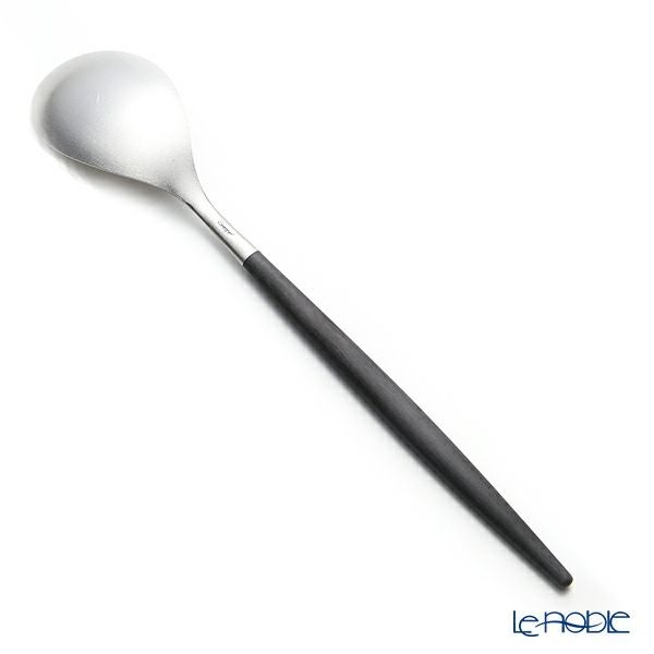 クチポール ミオ MIO ブラック／シルバー テーブルスプーン 21cm マット仕上げ