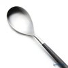 クチポール ミオ MIO ブラック／シルバー テーブルスプーン 21cm マット仕上げ