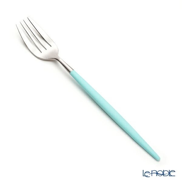 クチポール ミオ MIO ターコイズ／シルバー デザートフォーク マット仕上げ