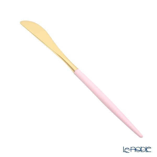 クチポール ミオ MIO ピンク／ゴールド デザートナイフ 20cm マット仕上げ