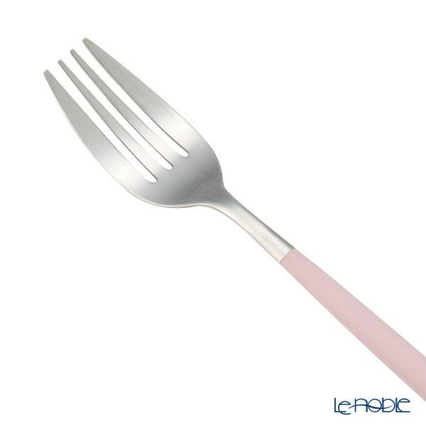 クチポール ミオ MIO ピンク／シルバー テーブルフォーク／ディナーフォーク 21.5cm マット仕上げ