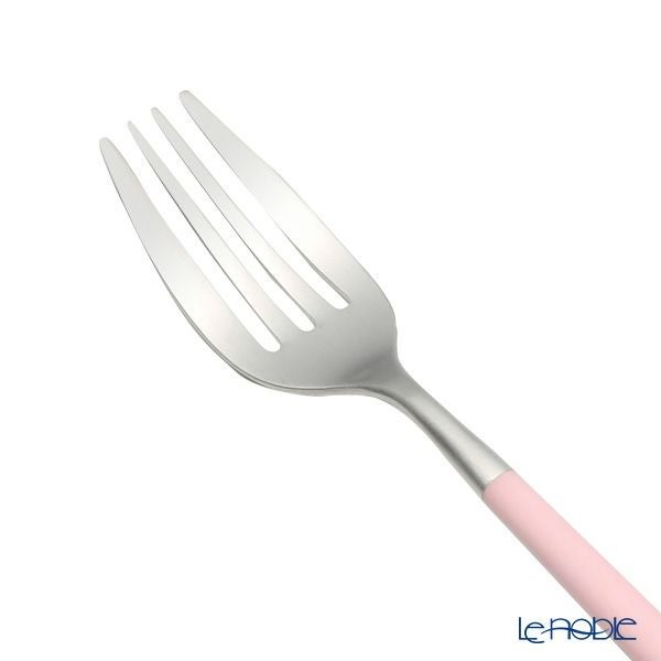 クチポール ミオ MIO ピンク／シルバー デザートフォーク 19.5cm マット仕上げ