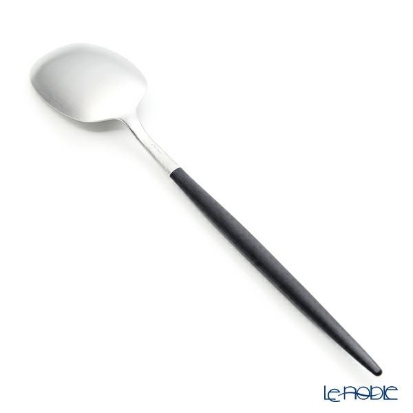 クチポール ナウ NAU ブラック／シルバー テーブルスプーン 21.8cm マット仕上げ