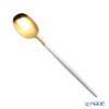 クチポール ナウ NAU ホワイト／ゴールド デザートスプーン 18.5cm マット仕上げ