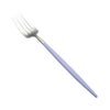 クチポール ゴア GOA バイオレット／シルバー デザートフォーク 18.5cm マット仕上げ