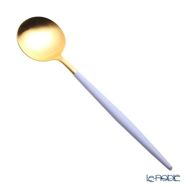 クチポール ゴア GOA バイオレット／ゴールド テーブルスプーン 21cm マット仕上げ
