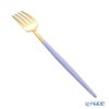 クチポール ゴア GOA バイオレット／ゴールド デザートフォーク 18.5cm マット仕上げ