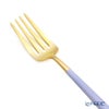 クチポール ゴア GOA バイオレット／ゴールド デザートフォーク 18.5cm マット仕上げ