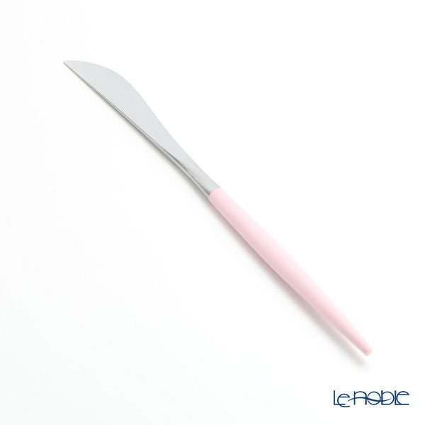クチポール ゴア GOA ピンク／シルバー テーブルナイフ 22cm マット仕上げ