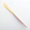 クチポール ゴア GOA ピンク／ゴールド テーブルナイフ 22cm マット仕上げ