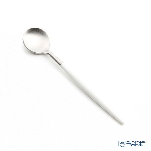 クチポール ゴア GOA ホワイト／シルバー モカ／エスプレッソスプーン 10.5cm マット仕上げ