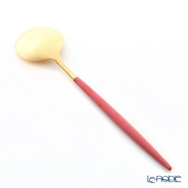 クチポール ゴア GOA レッド／ゴールド マット仕上げ テーブルスプーン 21cm
