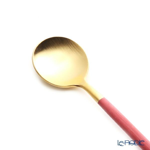 クチポール ゴア GOA レッド／ゴールド コーヒー／ティースプーン 13cm マット仕上げ