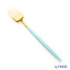 クチポール ゴア GOA ターコイズ／ゴールド デザートフォーク 18.5cm マット仕上げ