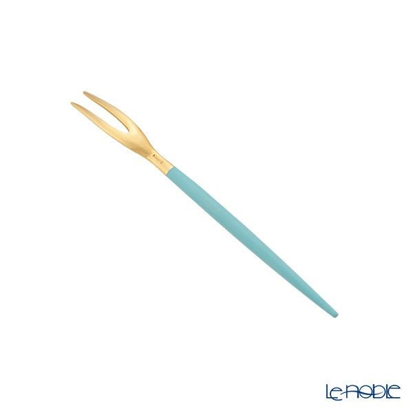 クチポール ゴア GOA ターコイズ／ゴールド ジャパニーズフォーク 12cm マット仕上げ