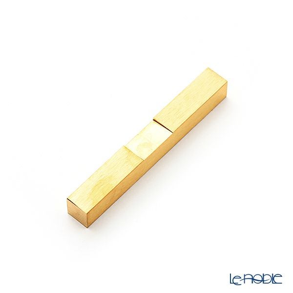 クチポール ゴア GOA ターコイズ／ゴールド 箸+箸置セット 22cm マット仕上げ