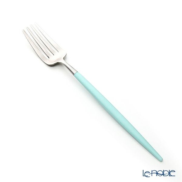 クチポール ゴア GOA ターコイズ／シルバー デザートフォーク 18.5cm マット仕上げ