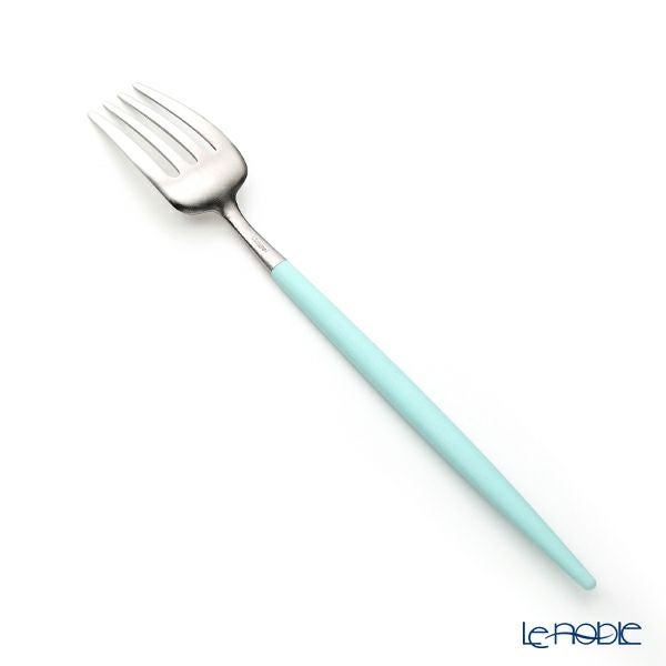 クチポール ゴア GOA ターコイズ／シルバー デザートフォーク 18.5cm マット仕上げ