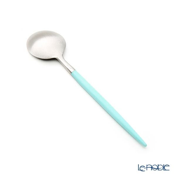 クチポール ゴア GOA ターコイズ／シルバー コーヒー／ティースプーン 13cm マット仕上げ