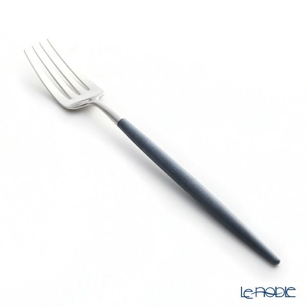クチポール ゴア GOA ブルー／シルバー デザートフォーク 18.5cm マット仕上げ