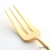 クチポール ゴア GOA ブラック／ゴールド ペストリーフォーク／ケーキフォーク 17cm マット仕上げ