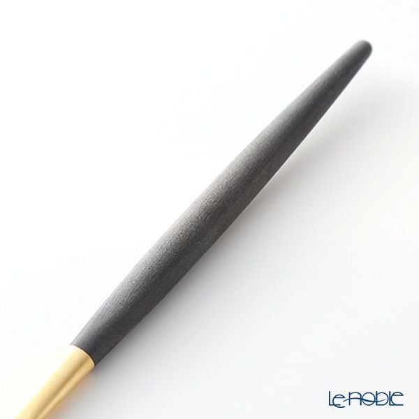 クチポール ゴア GOA ブラック／ゴールド バタースプレッダー（バターナイフ） 17cm マット仕上げ