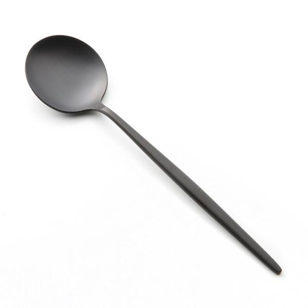 クチポール ムーン MOON マットブラック テーブルスプーン 20cm マット仕上げ